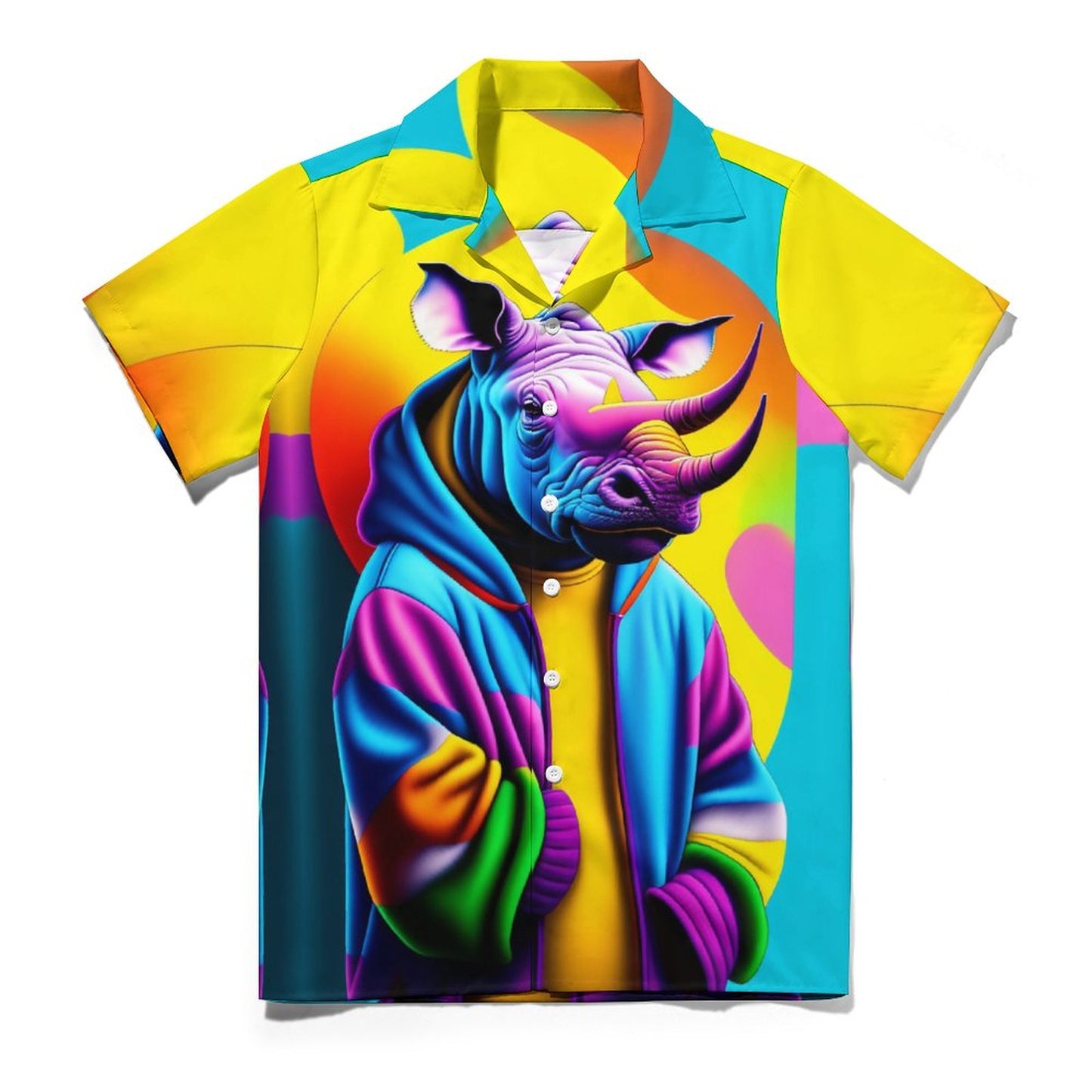 Men Hawaiian Casual Short Sleeve Shirt 2306101370