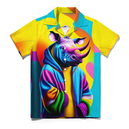 Men Hawaiian Casual Short Sleeve Shirt 2306101370