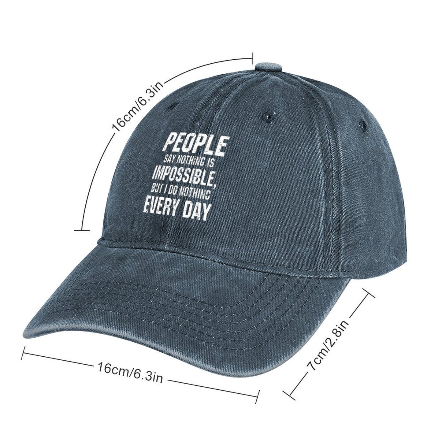 JOC Washed Denim Baseball Cap 2305103304