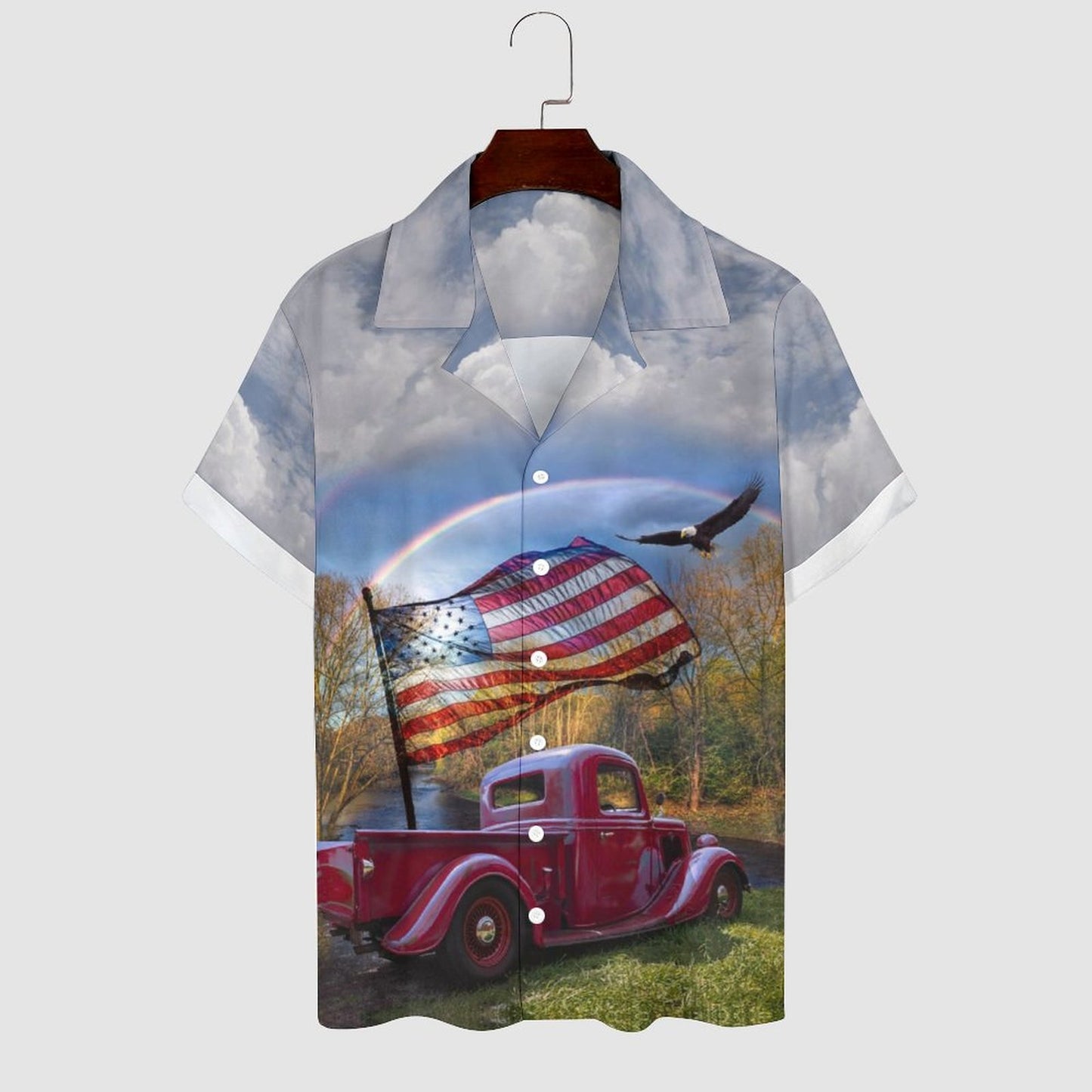 Men's Hawaiian Casual Short Sleeve Shirt 2305104758
