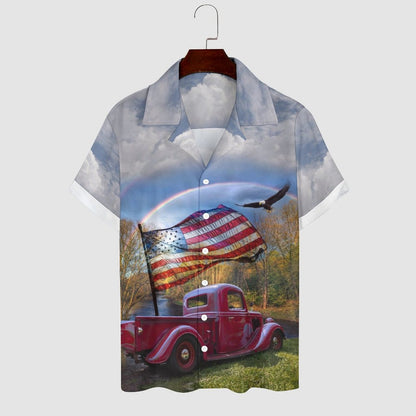 Men's Hawaiian Casual Short Sleeve Shirt 2305104758