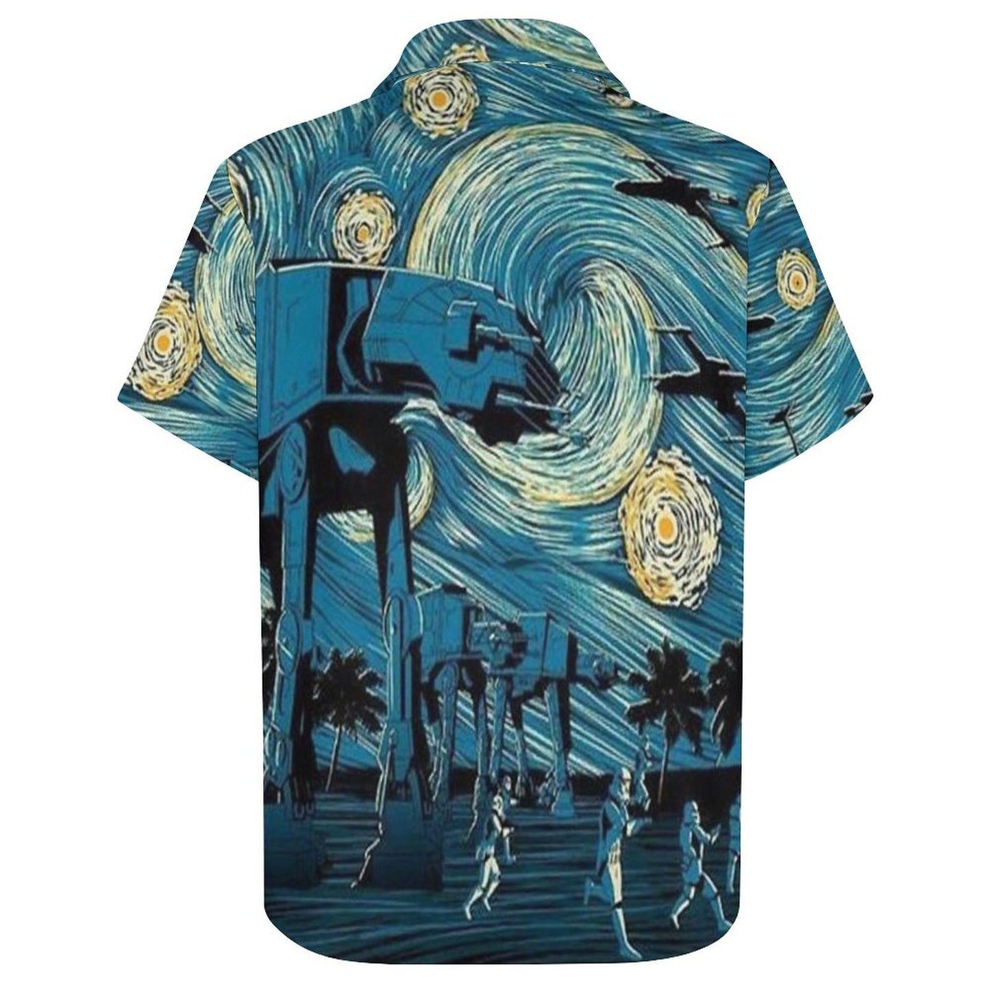 Men's Fashion Casual Printed Short Sleeve Shirts 2306101398