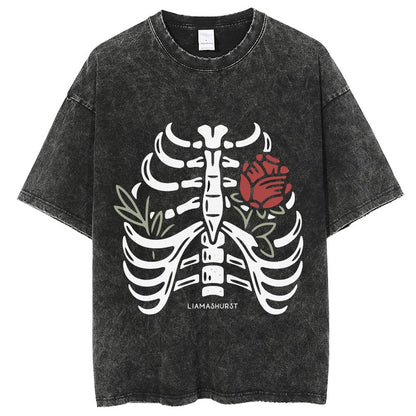 Unisex Vintage Solid Wash T-Shirts 2305101605