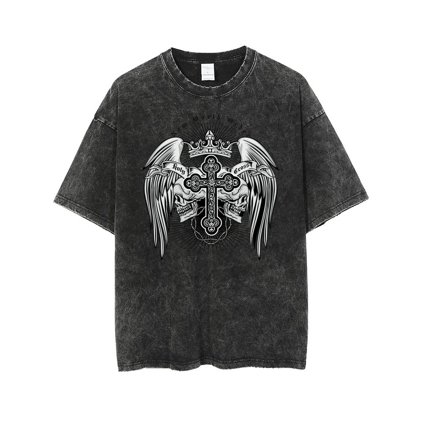 Unisex Vintage Solid Wash T-Shirts 2305101613