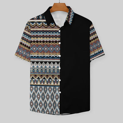 Men's Fashion Casual Printed Short Sleeve Shirts 2306101720