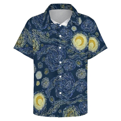 Men's Hawaiian Print Resort Shirt 2305101771