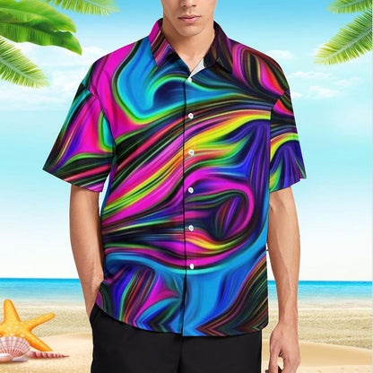 Men's Hawaiian Print Resort Shirt 2304109205