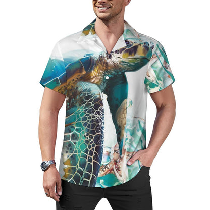 Men's Hawaiian Casual Short Sleeve Shirt 2305101811