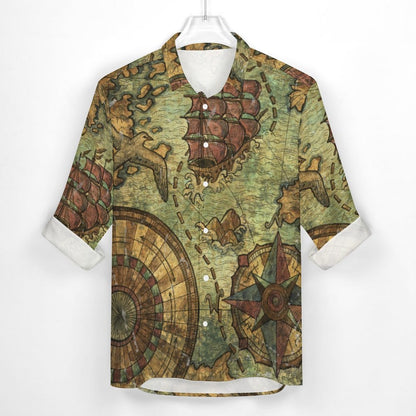 Men's Casual Printed Long Sleeve Shirt 2306103101