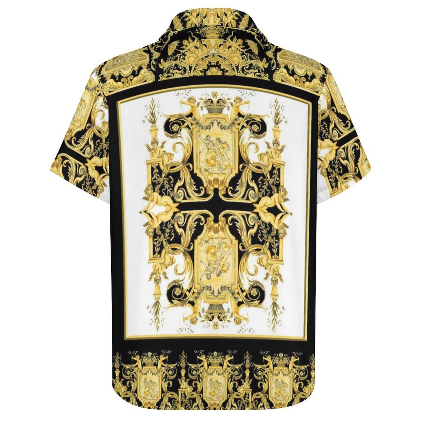 Men's Fashion Casual Printed Short Sleeve Shirts 2306101132