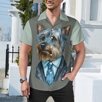 Men Hawaiian Casual Short Sleeve Shirt 2306101831
