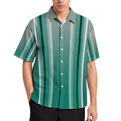 Men's Hawaiian Print Resort Shirt 2305100184