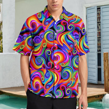 Men's Hawaiian Casual Short Sleeve Shirt 2306103186