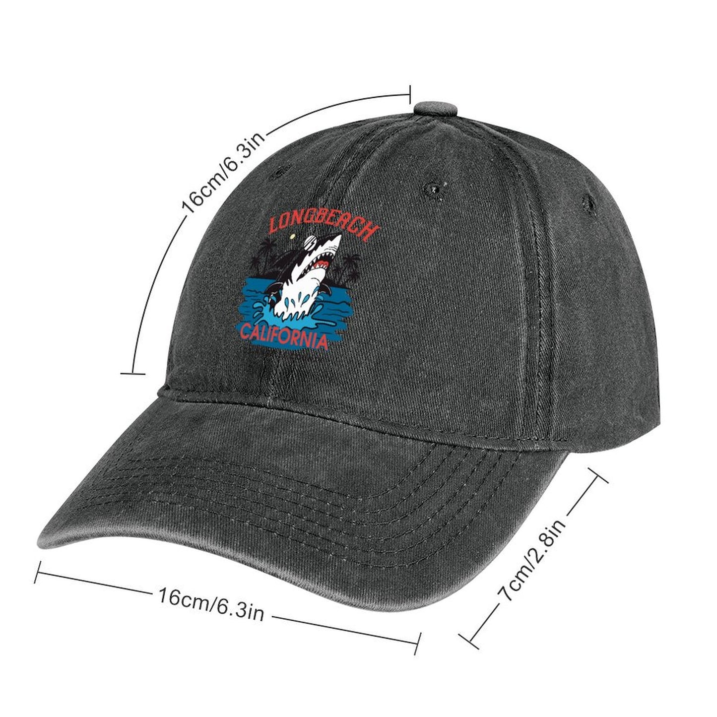 JOC Washed Denim Baseball Cap 2305101900