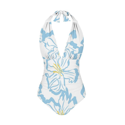 Casual Printed One Piece Swimsuit And Cover Up 2306102057