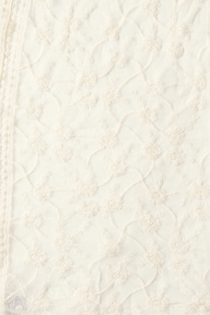 Sienna V-neck Lace Trims Embroidery Kimono