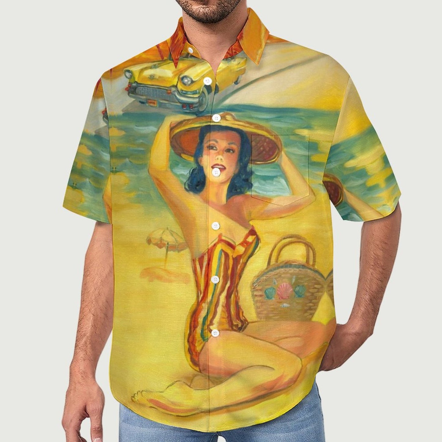 Men's Vacation Hawaiian Shirt 2306100779