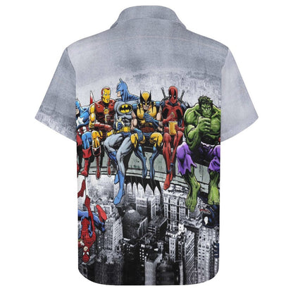 Men's Fashion Casual Printed Short Sleeve Shirts 2306104354