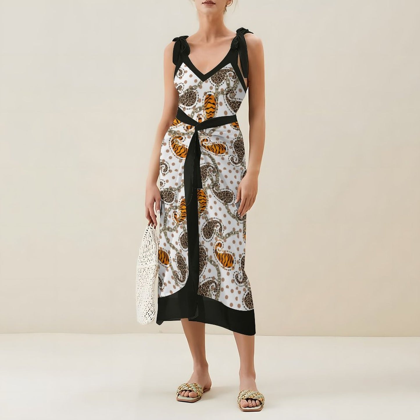 Casual Printed One-Piece Swimsuit And Cover Up 2305102880