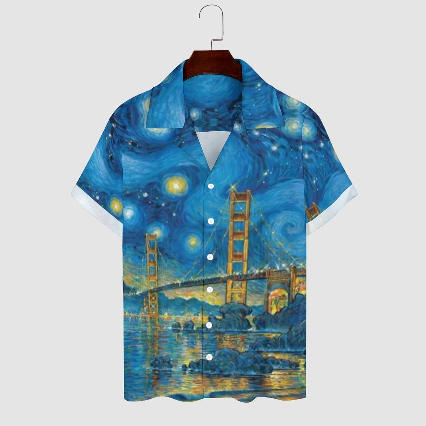 Men's Hawaiian Print Casual Shirt 2304105717