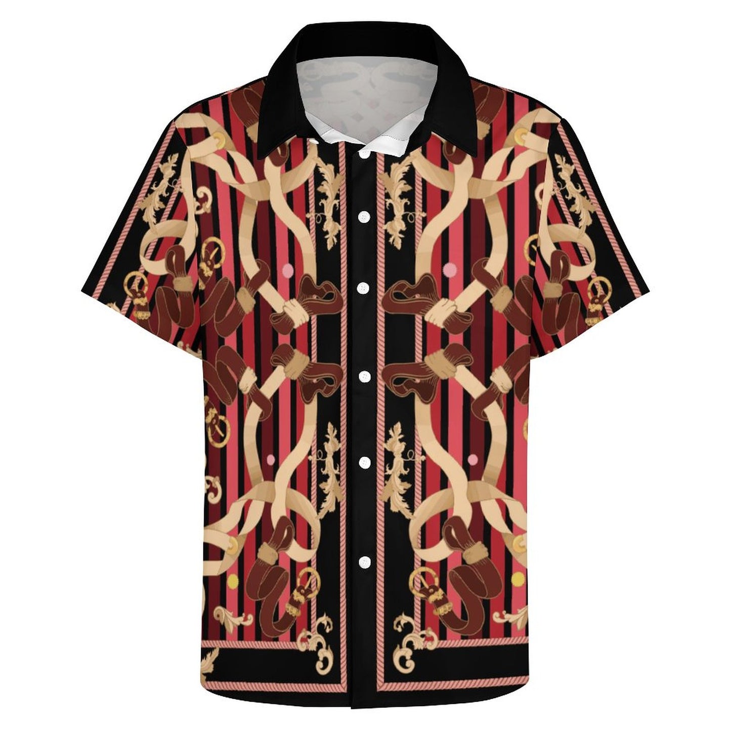 Men's Fashion Casual Printed Short Sleeve Shirts 2306101112