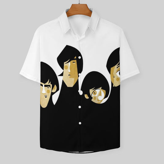 Men's Fashion Casual Printed Short Sleeve Shirts 2306104159