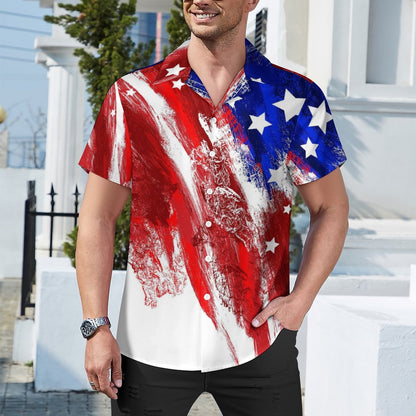 Men's Hawaiian Casual Short Sleeve Shirt 2305102304