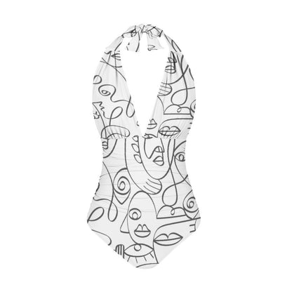 Casual Printed One Piece Swimsuit And Cover Up 2306101709
