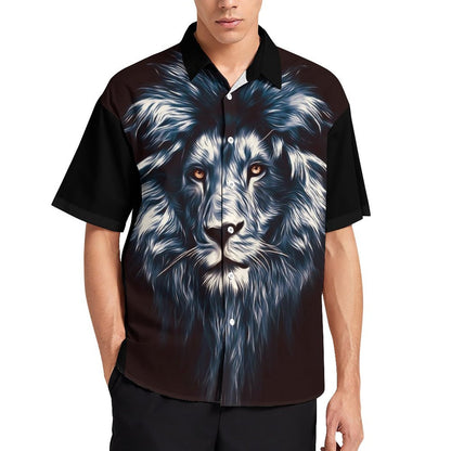 Men's Fashion Casual Printed Short Sleeve Shirts 2306105067
