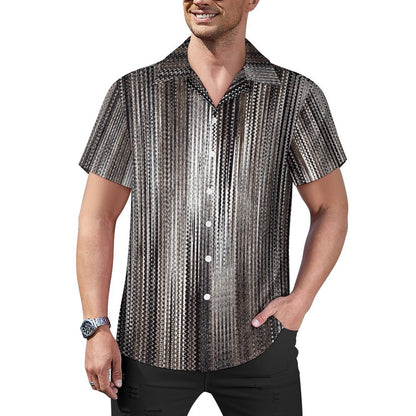 Men Hawaiian Casual Short Sleeve Shirt 2307100355