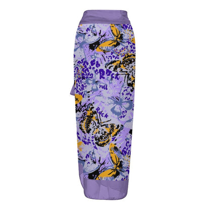 Casual Printed One-Piece Swimsuit And Cover Up 2305102425