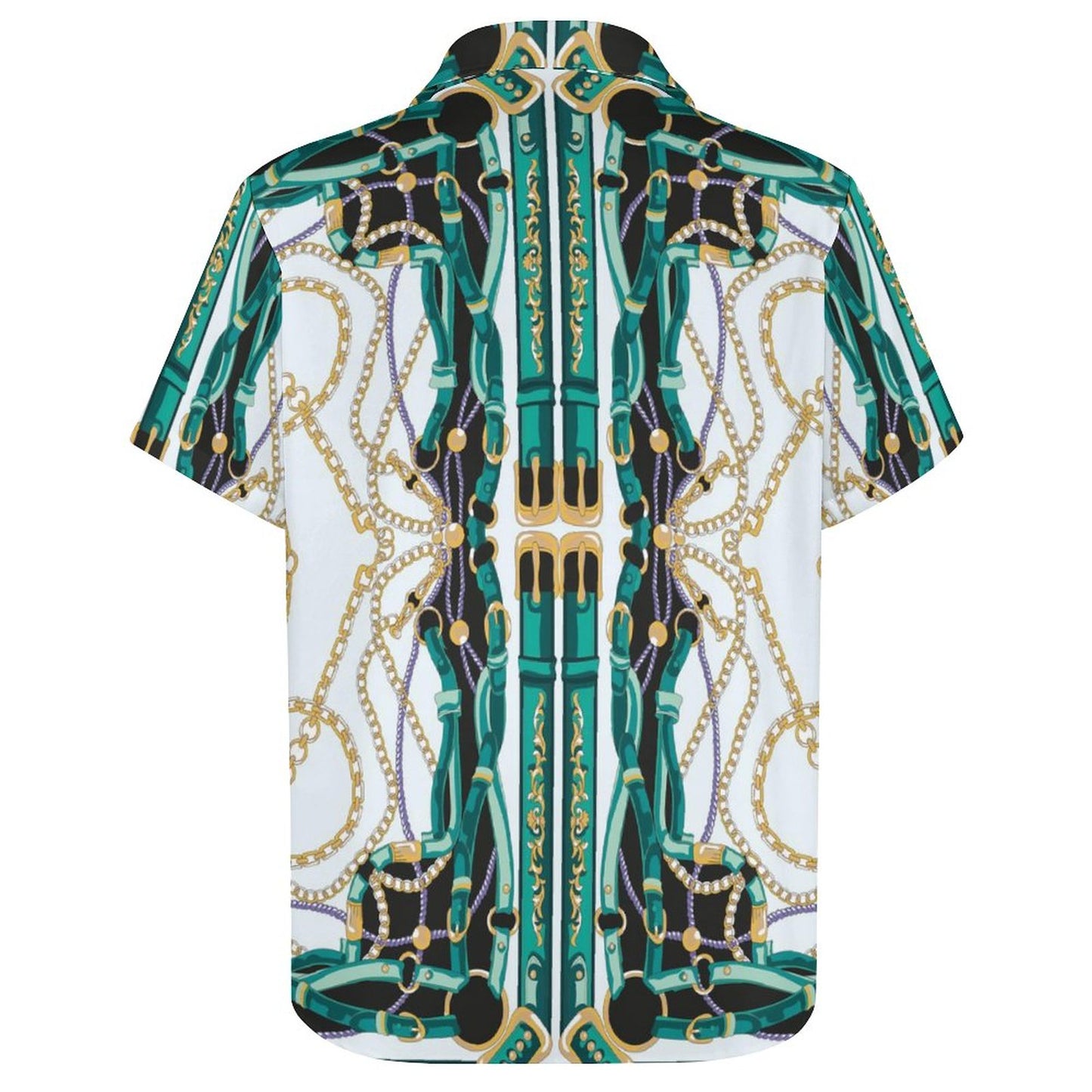 Men's Fashion Casual Printed Short Sleeve Shirts 2306100959