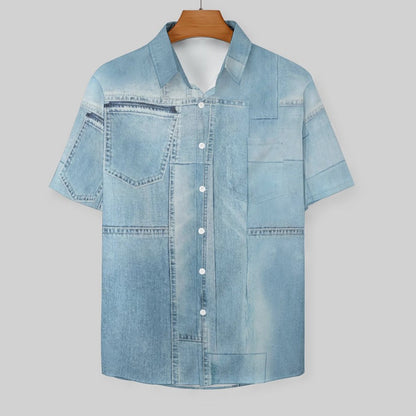 Men's Hawaiian Casual Short Sleeve Shirt 2306105304