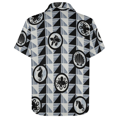 Men's Fashion Casual Printed Short Sleeve Shirts 2305107166