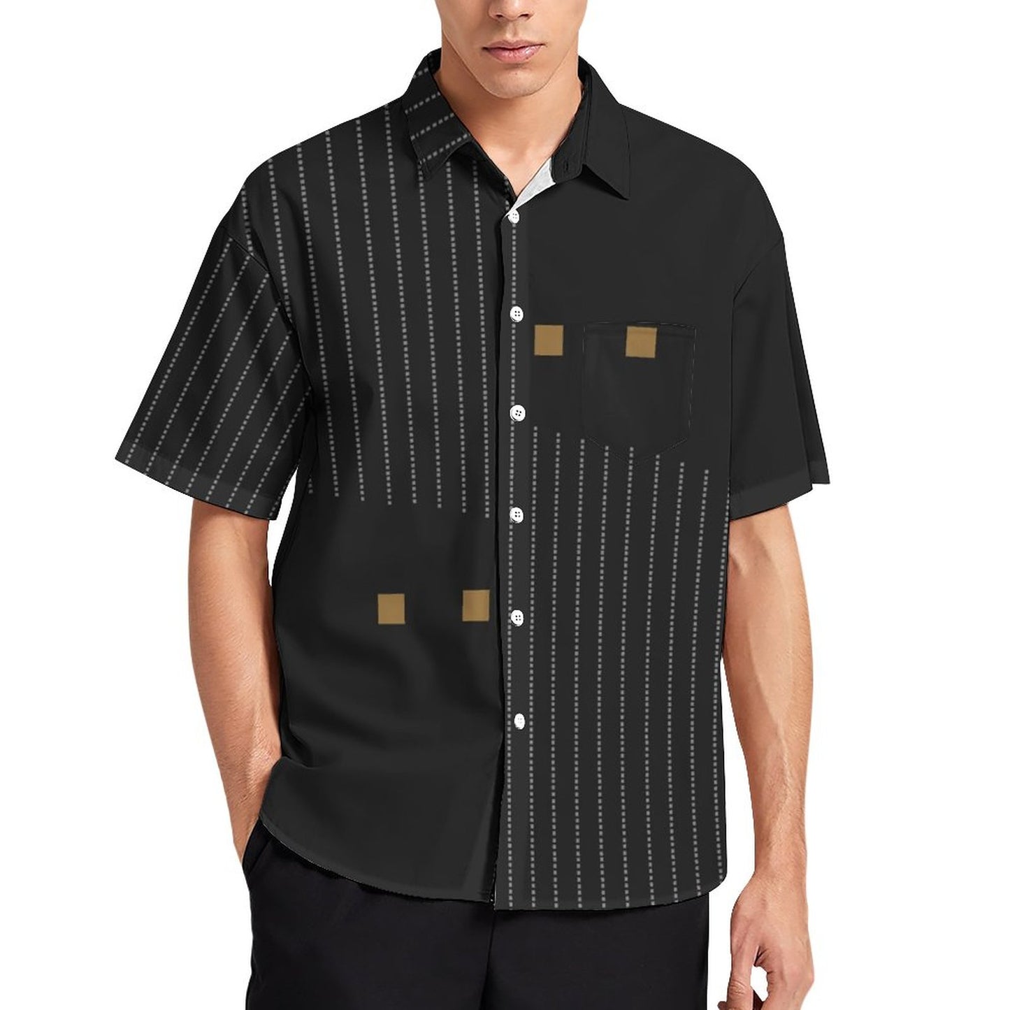 Men's Hawaiian Casual Short Sleeve Shirt 2306105176
