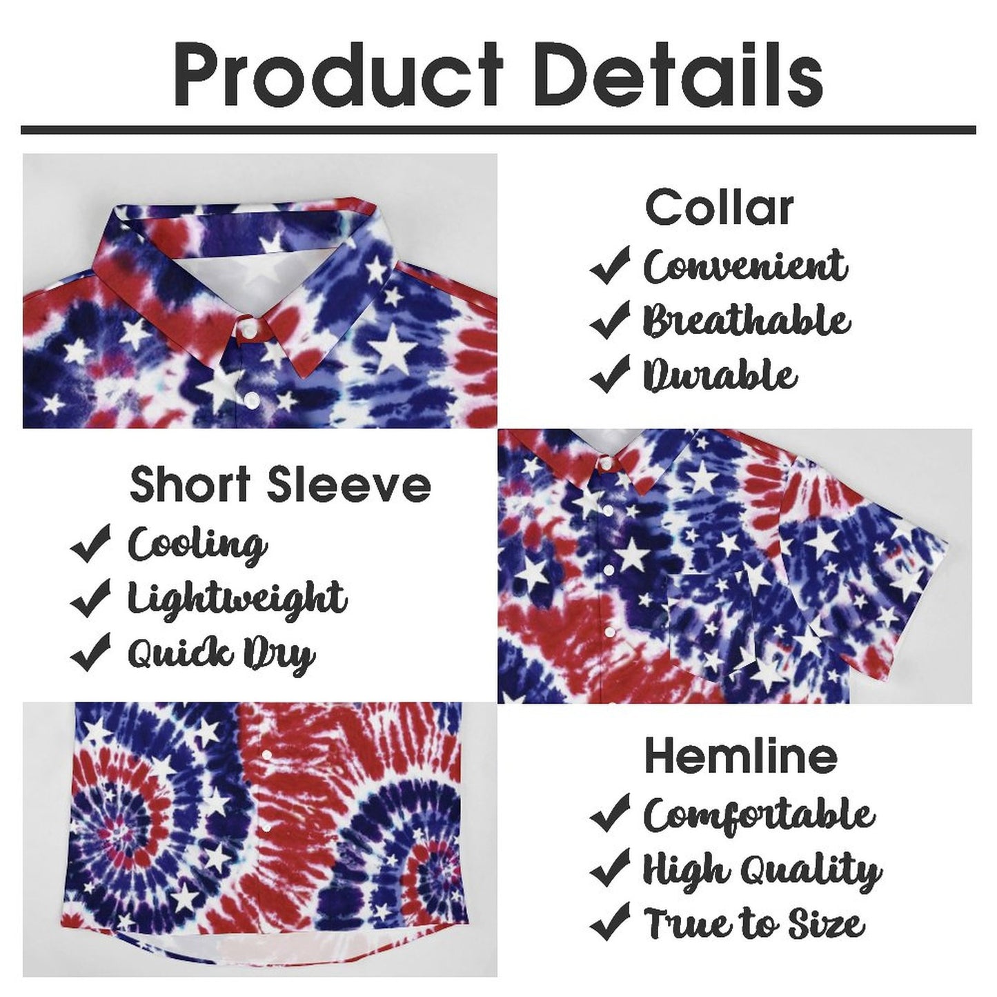 Men's Hawaiian Casual Short Sleeve Shirt 2306103350
