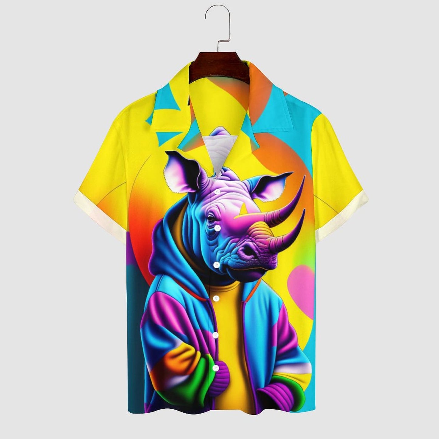 Men Hawaiian Casual Short Sleeve Shirt 2306101370