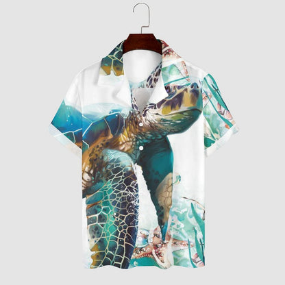 Men's Hawaiian Casual Short Sleeve Shirt 2305101811