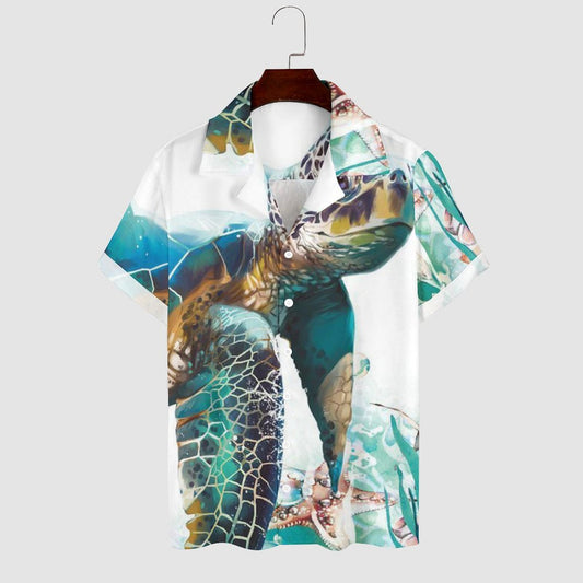Men's Hawaiian Casual Short Sleeve Shirt 2305101811