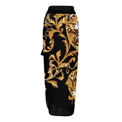 Fashion Printed One Piece Swimsuit And Cover Up 2305105920
