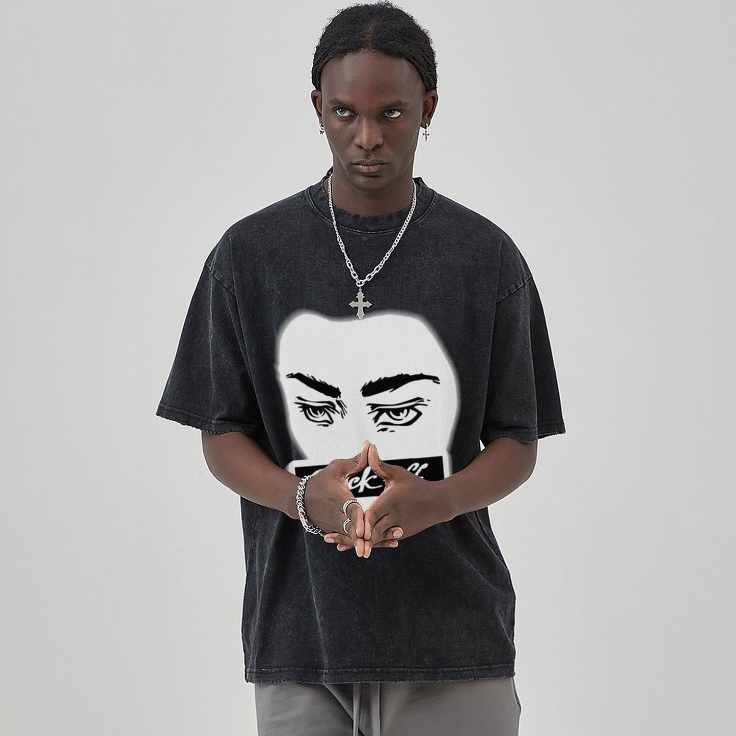 Unisex Vintage Solid Wash T-Shirts 2305102847