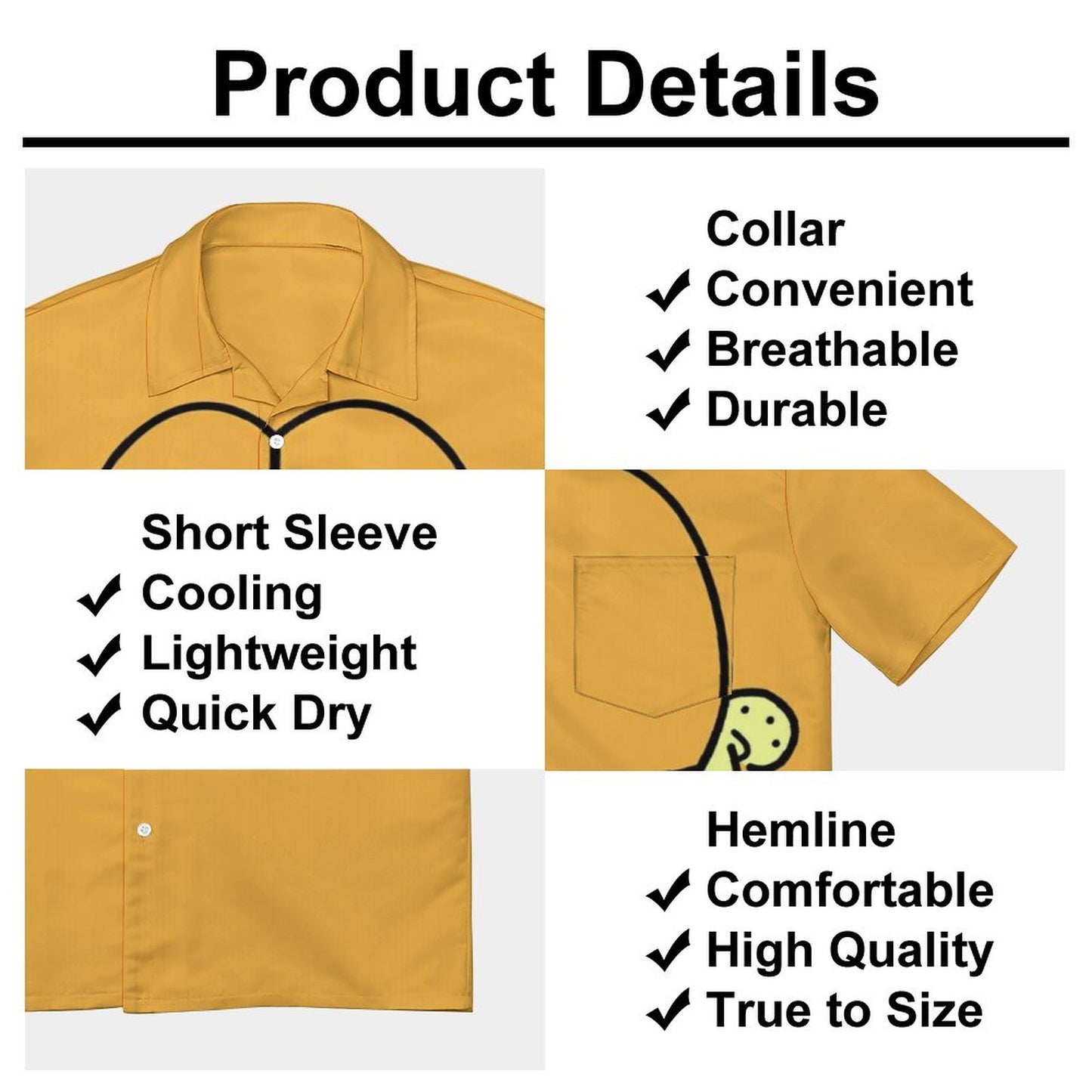 Men's Hawaiian Casual Short Sleeve Shirt 2306105803