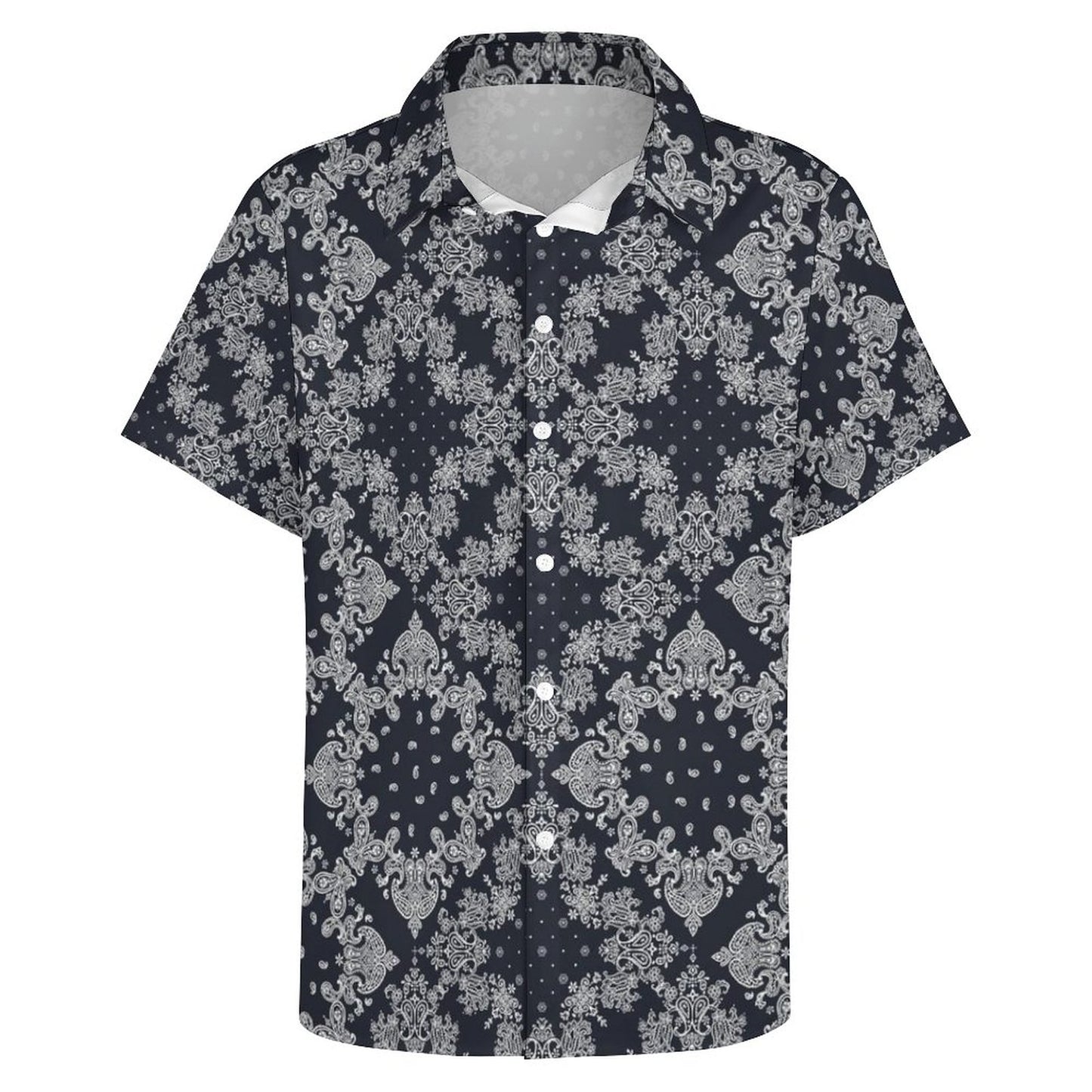 Men's Fashion Casual Printed Short Sleeve Shirts 2306101352