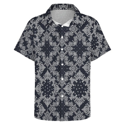 Men's Fashion Casual Printed Short Sleeve Shirts 2306101352