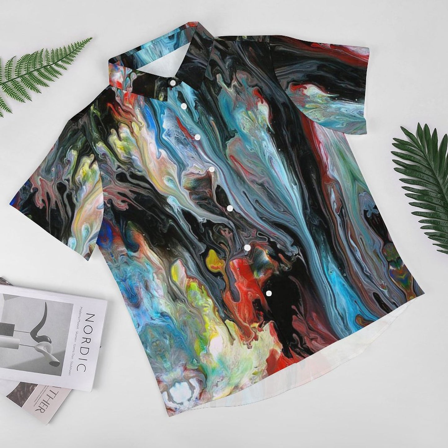 Men's Hawaiian Print Resort Shirt 2304109200