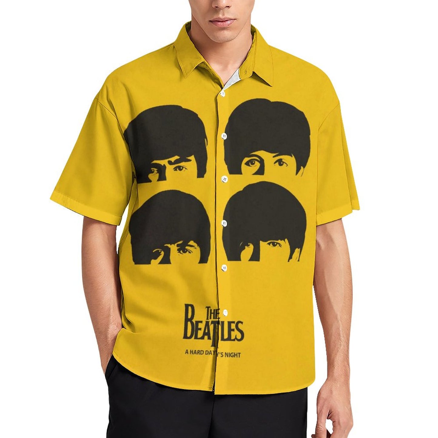 Men's Fashion Casual Printed Short Sleeve Shirts 2306104153