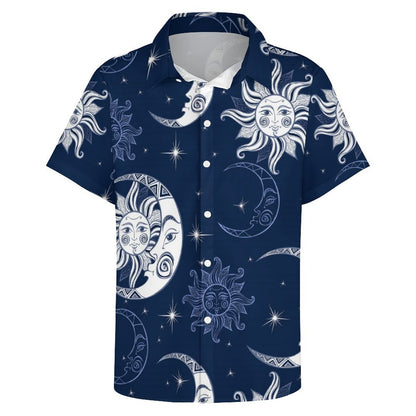 Men's Fashion Casual Printed Short Sleeve Shirts 2306100969