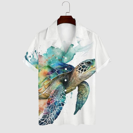 Men's Hawaiian Casual Short Sleeve Shirt 2305101809