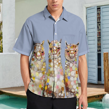 Men's Hawaiian Casual Short Sleeve Shirt 2306105805