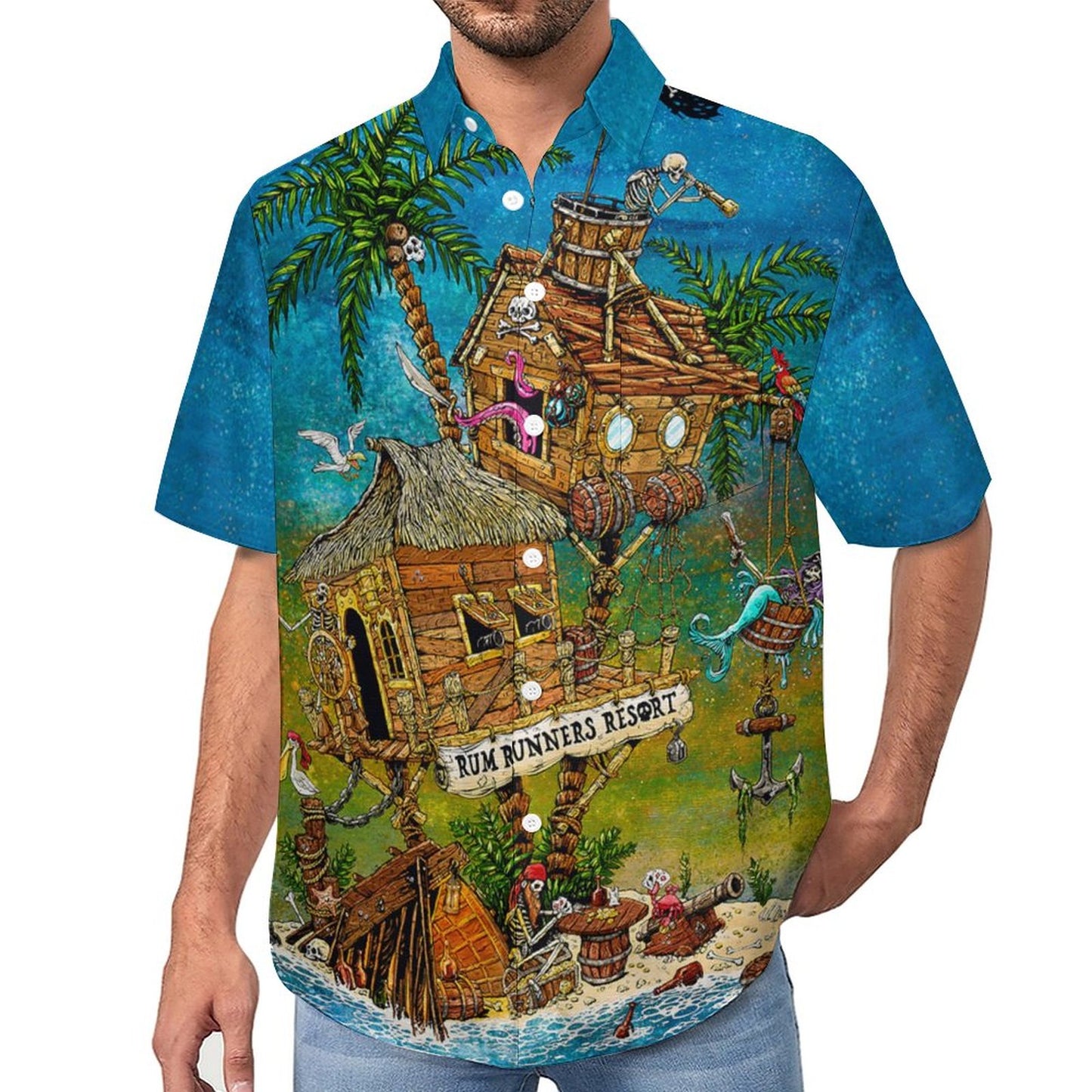 Men's Vacation Hawaiian Shirt 2305105245
